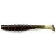 FISHUP U-Shad 5,08cm (10pcs.), #043 - Watermelon Brown/Black Plastic kunstaas
