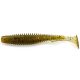 FISHUP U-Shad 5,08cm (10pcs.), #074 - Green Pumpkin Seed Plastic kunstaas