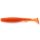 FISHUP U-Shad 5,08cm (10pcs.), #049 - Orange Pumpkin/Black Plastic kunstaas
