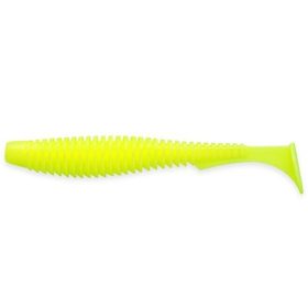 FISHUP U-Shad 7,62cm (9pcs.), #046 - Lemon Plastic kunstaas