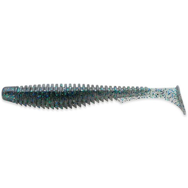 FISHUP U-Shad 10,16cm (8st.), #057 - Bluegill Kunststof kunstaas