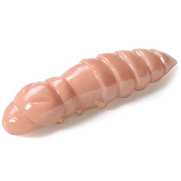 FISHUP Pupa 2,28cm (12 st.), #104 - Koffiemelk Plastic kunstaas