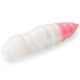 FISHUP Pupa 3,04cm (10pcs.), #132 - White/Bubble Gum Plastic kunstaas