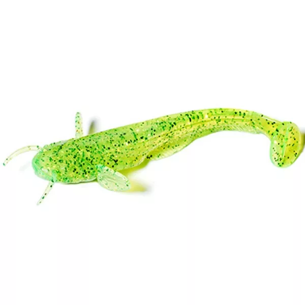 FISHUP Catfish 5,08cm (10pcs.), #026 - Flo Chartreuse/Green Plastic kunstaas