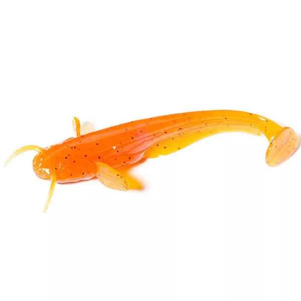 FISHUP Catfish 5,08cm (10pcs.), #049 - Orange Pumpkin/Black Plastic kunstaas