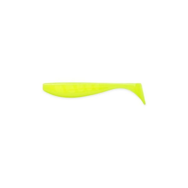 FISHUP Wizzle Shad 12,7cm (4 st.), #046 - Citroen kunststof kunstaas