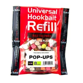 Fjuka Pop-Ups Mixed Colours 8mm Pop Up Navulverpakking 50gr