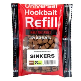   Fjuka Sinkers Mixex Colours 8mm Zinkend Aas Navulverpakking 50gr