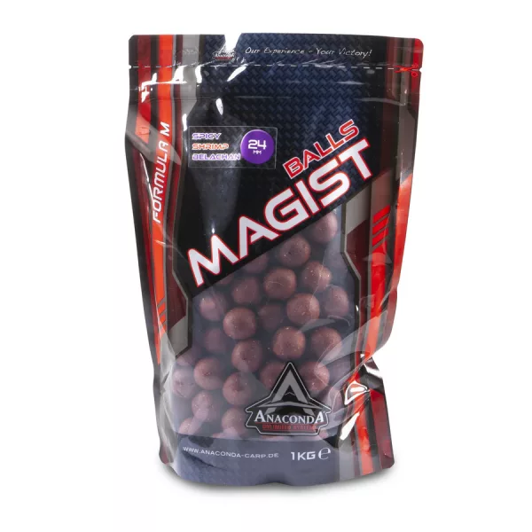 Anaconda Magist Balls 20mm Fűszeres-Garnélarák Bojli 1kg