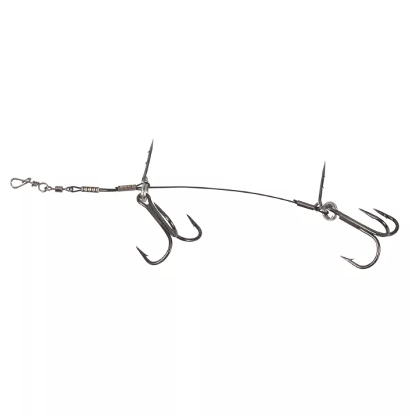 Iron Claw Rig System Stinger Double XL 14,5cm 1/0 Horogrendszer 2db-os