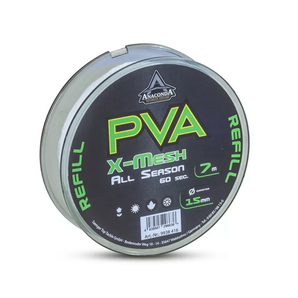 Anaconda All Season PVA X-Mesh Lassan Oldódó 15mm PVA Háló 7m