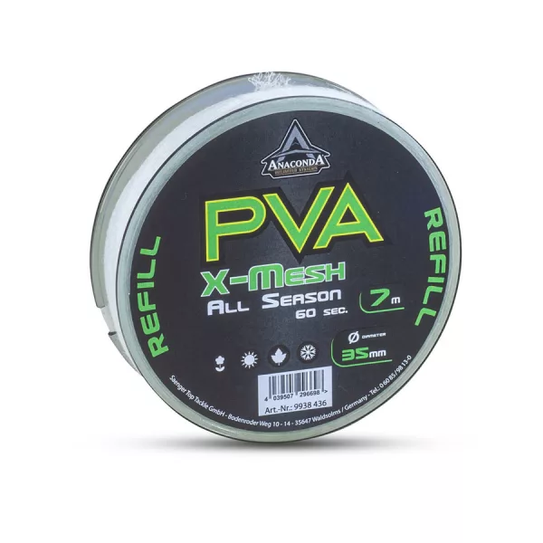Anaconda All Season PVA X-Mesh Lassan Oldódó 35mm PVA Háló 7m
