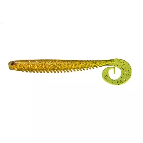 Bite On Rib Worm Caramel Oil 10cm 5gr Twister 5db