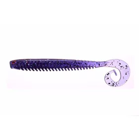Bite On Rib Worm Violet 10cm 5gr Twister Csali 5db