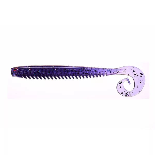 Bite On Rib Worm Violet 10cm 5gr Twister Csali 5db