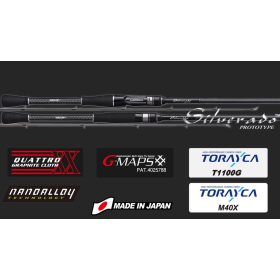   Graphiteleader Silverado Prototype 20GSILPC-762ML-HS Cast Fast 2,29m 3-15gr 2-Delige Spinning Hengel