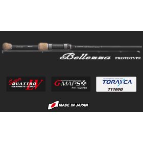   Graphiteleader Bellezza Prototype 21GBLZPS-572XUL-S Regular Fast 1,70m 0,2-2,5gr 2-delige Spinning Hengel