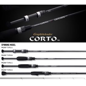   Graphiteleader Corto 22GCORS-802ML-HS 2,44m Fast 20gr 2-delige Spinhengel