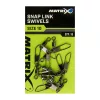 Matrix Snap Link Swivels Wartels 16 10st