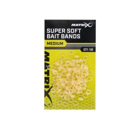 Matrix Super Soft Bait Bands Medium Pelletring 100 stuks
