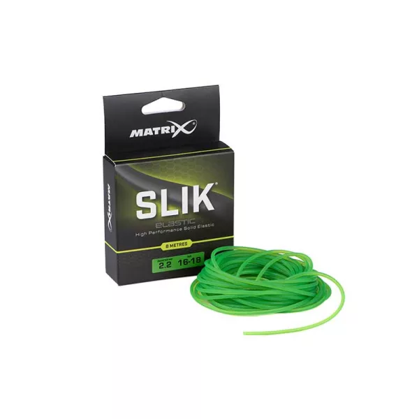 Matrix Slik Elastic Groen 2,2mm 8m Vol Rubber voor Pole Hengel