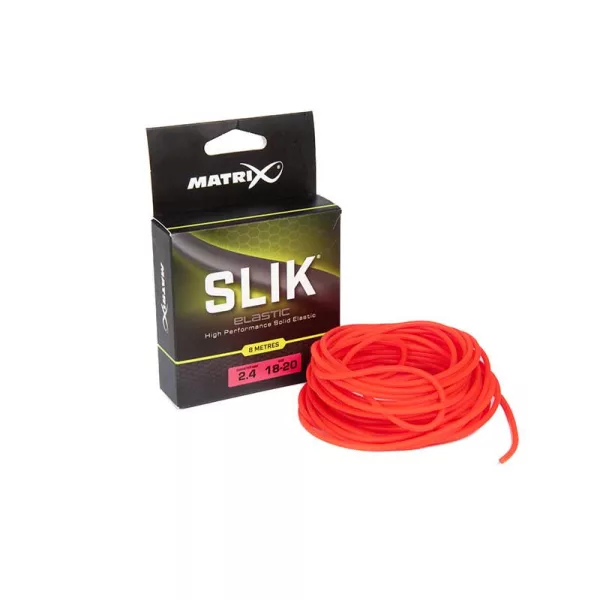 Matrix Slik Elastic Rood 2,4mm 8m Vol Rubber voor Pole Hengel