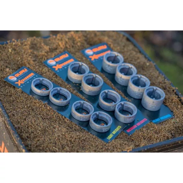 Guru Slimline X-Change Feeder Heavy Spare Weight H Zijvoerkorf accessoire 35+40gr - 4 stuks - Verwisselbare gewichtenset
