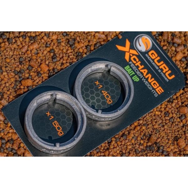 Guru X-Change Bait Up Feeder Heavy Zijvoerkorf accessoire 40+50gr - Set verwisselbaar gewicht