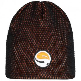   Guru - Skull Cap Zwart/Oranje - Gebreide muts - Herfstkleding, Winterkleding - Mutsen