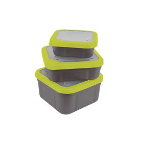 Matrix Bait Boxes Grey/Lime - 2.2pt Aasdoos