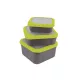 Matrix Bait Boxes Grey/Lime - 2.2pt Aasdoos
