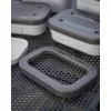 Matrix Skirt Lid Veiligheidsdeksel voor Air Flow en Air Lock Aasdozen