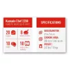 Kamado Chef 22 2022 Kamado Grill 56cm Fekete