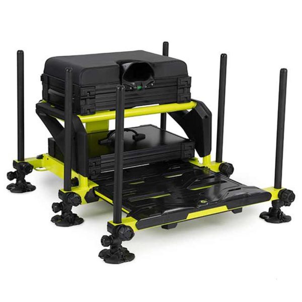 Matrix S25 Pro Seatbox Lime Wedstrijdviskist