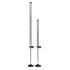 Matrix Silver Extending Leg Wedstrijdvistafelpoot 36mm/450mm