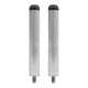 Matrix Silver Leg Extension Wedstrijdviskist Poot Verlengstuk 2st 25mm/150mm