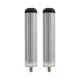 Matrix Silver Leg Extension Wedstrijdviskist Poot Verlengstuk 2st 36mm/150mm