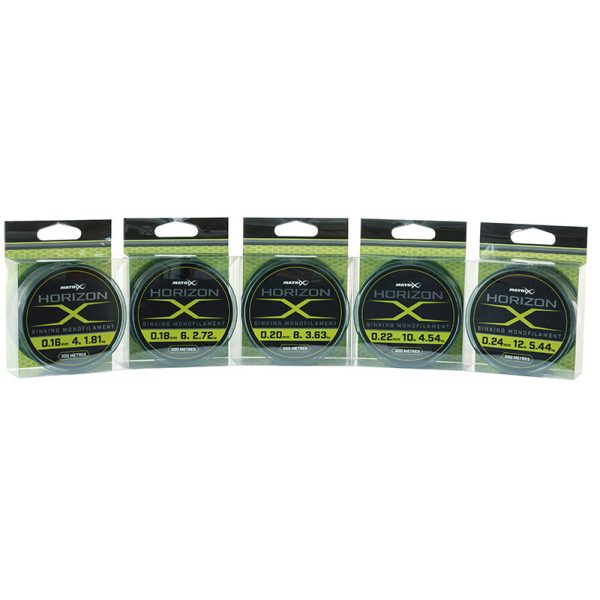 Matrix Horizon® X Sinking Mono 12lb - 0.24mm Monofilament lijn