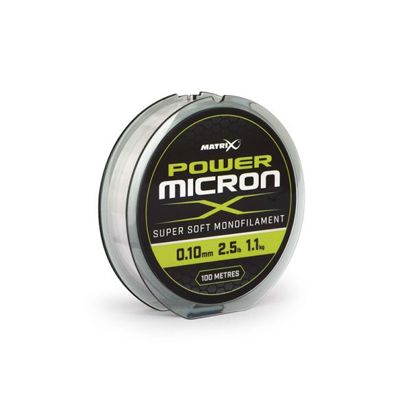 Matrix Power Micron X 0.10mm - 2.5lb 100m Monofilament lijn