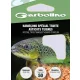 Garbolino Forel Madenhaken Aan Nylon 6 Met plaatje, Met weerhaak Voorgeknoopte Monofilament haak 10 stuks