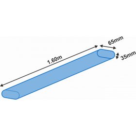 Garbolino Ovale hengelkoker 1,6m x 35x65mm