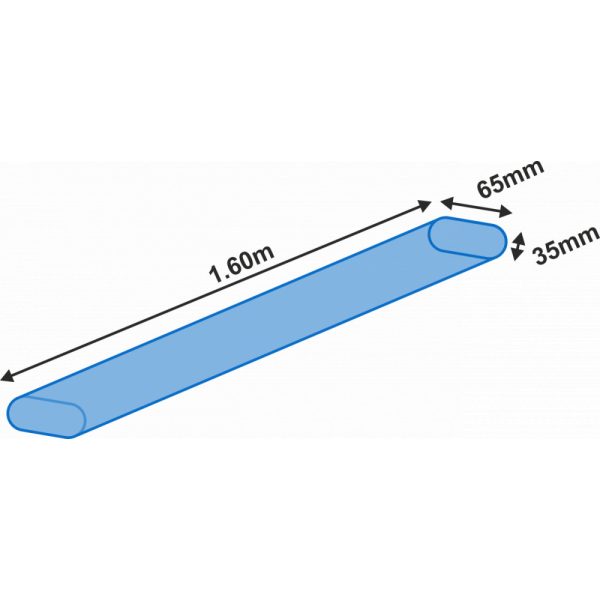 Garbolino Ovale hengelkoker 1,6m x 35x65mm