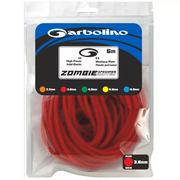 Garbolino Elastic Solid Zombie Max Massieve Pole Elastiek 5,0mm 6m