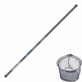   Garbolino Net Handle Trooper Telenet 3,20m Schepnetsteel en Kop Set
