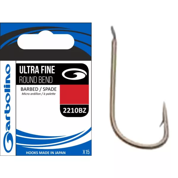 Garbolino Ultra Fine Round Bend 2210Bz / haak maat 18