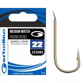 Garbolino 2230BZ 14 haak / MEDIUM MATCH / ROUND BEND