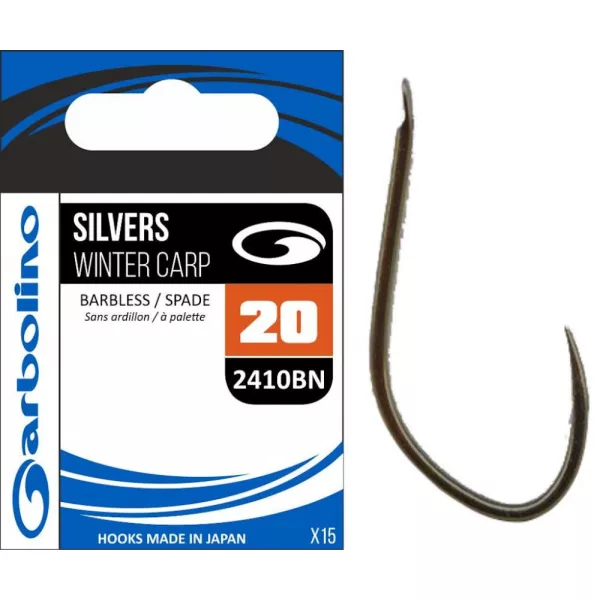 Garbolino 2410BN 20 haak / SILVERS / WINTER CARP
