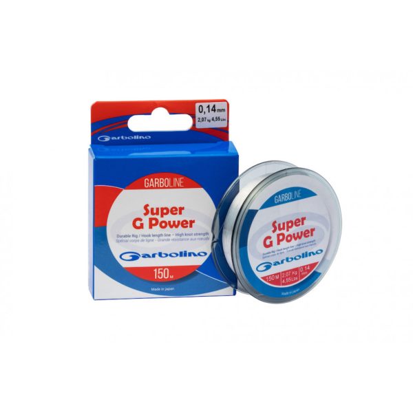 Garbolino Garboline Super G Power 0,136mm monofiele onderlijn
