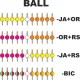 Garbolino - STREAMLINE BALL LINE VISUALIZER - Kleine artikelen - Stopper - Forel rubber stopper