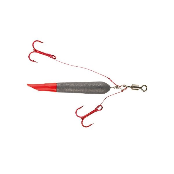 Garbolino - DEAD MINNOW RIG WITH CENTRAL WEIGHT - Klein roofvisartikel - Montage - Forel aasvismontage